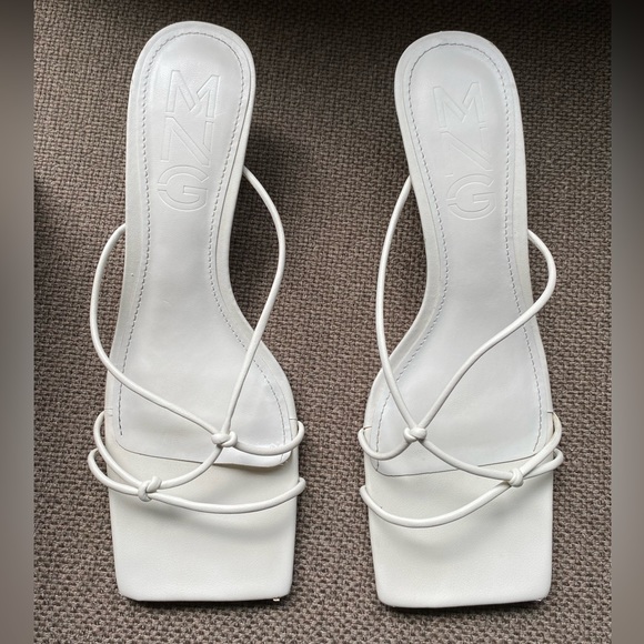 SOLD! MANGO knots heel sandals - Picture 6 of 11